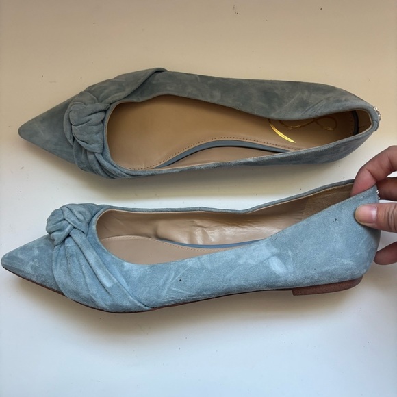 Sam Edelman‎ pointed toe Flat  Wheaton Blue Sz 8 - Picture 3 of 6